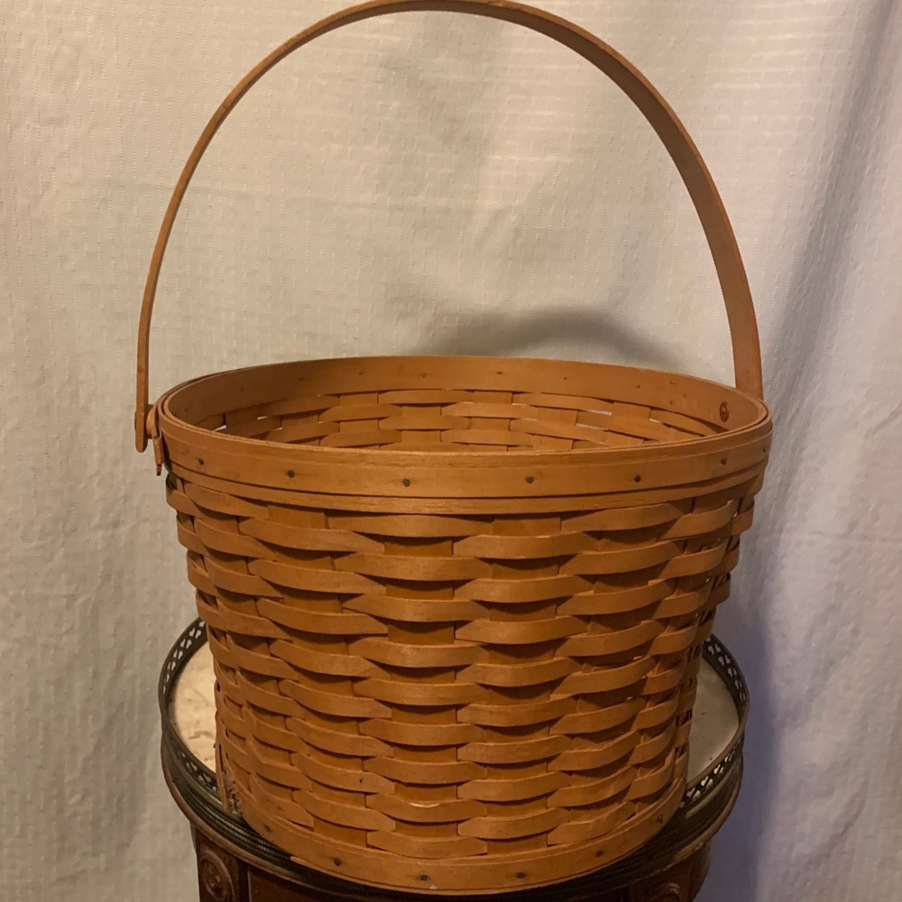 Longaberger baskets handle large 8.5”h x 13” dia